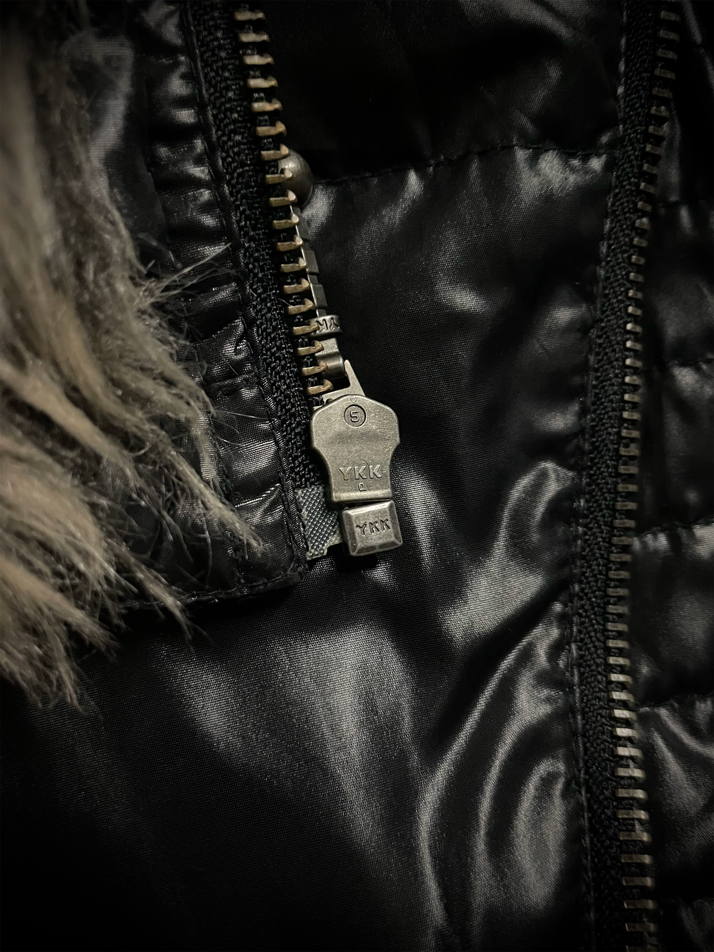 Sorridere Fur Puffer Down Jacket