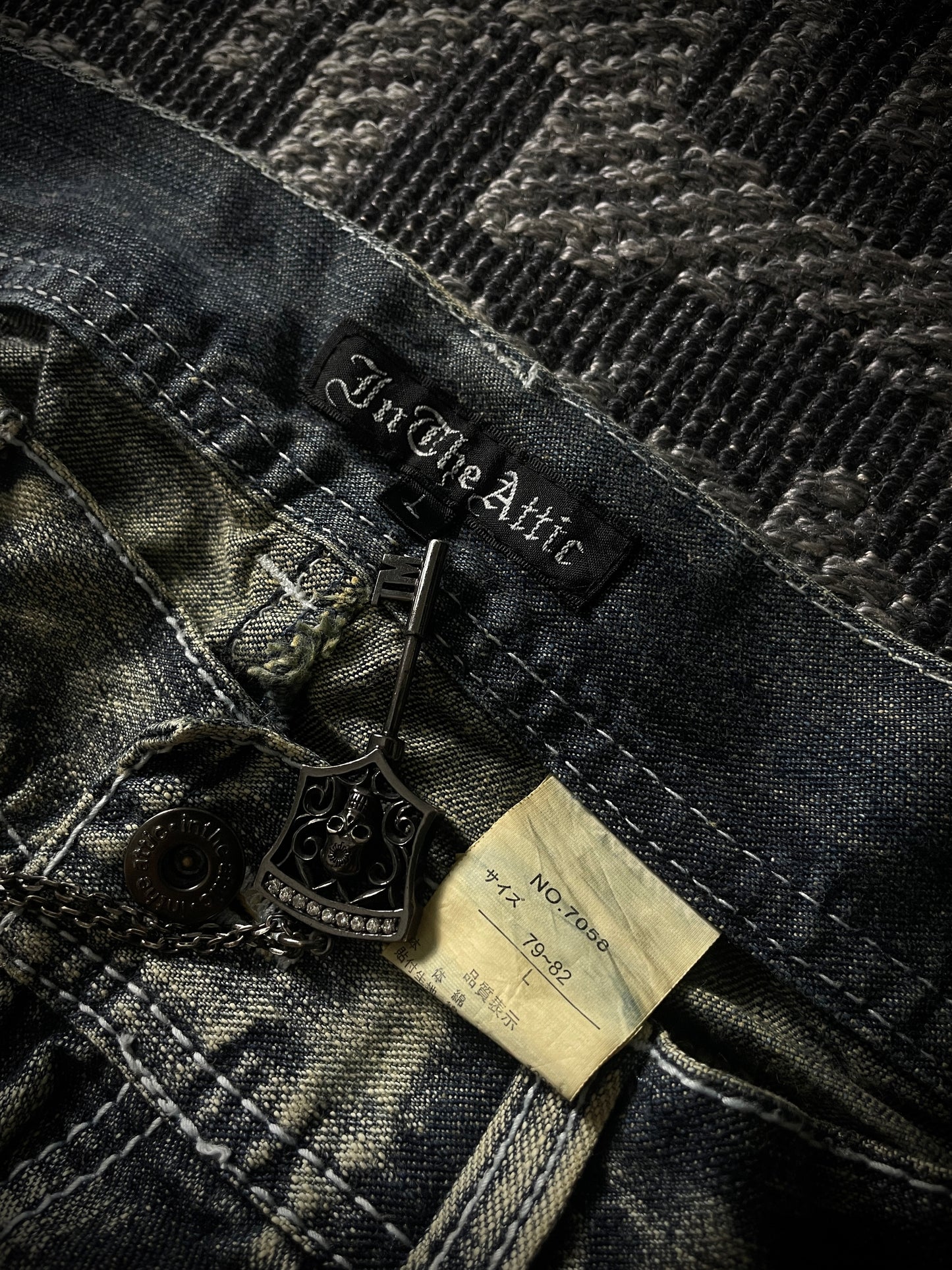 In the attic Patch Boot Cut Jeans