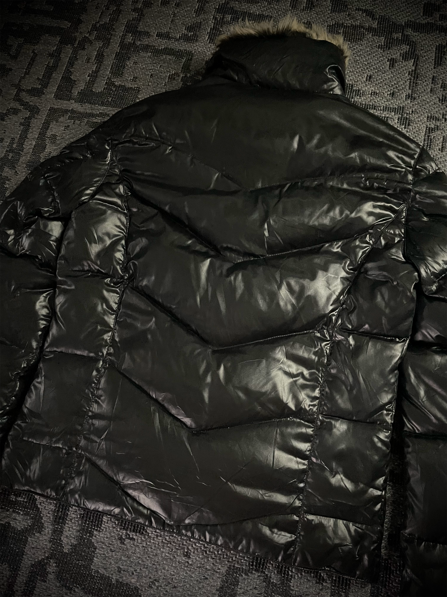 Sorridere Fur Puffer Down Jacket