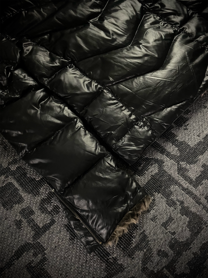 Sorridere Fur Puffer Down Jacket