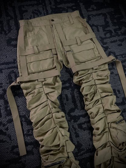 Kam Vercetti Super Stacked Cargo Flared Pants