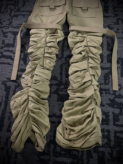 Kam Vercetti Super Stacked Cargo Flared Pants