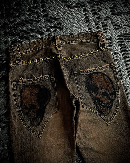 Veronica "Led Rechwe" Skull Denim