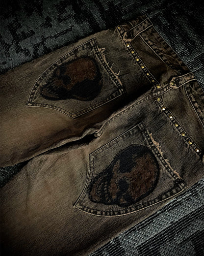 Veronica "Led Rechwe" Skull Denim