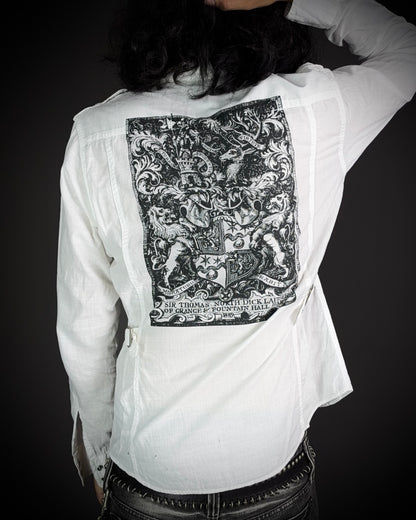 Tete Homme Heraldic Graphic Utility Shirt