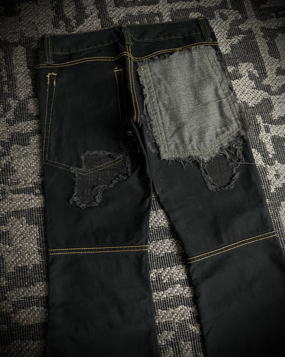 (For offer)IF SIX WAS NINE MUD MAX/ BBF YIM and YAM Reversible Flared Pants