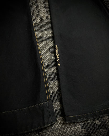 (For offer)IF SIX WAS NINE MUD MAX/ BBF YIM and YAM Reversible Flared Pants