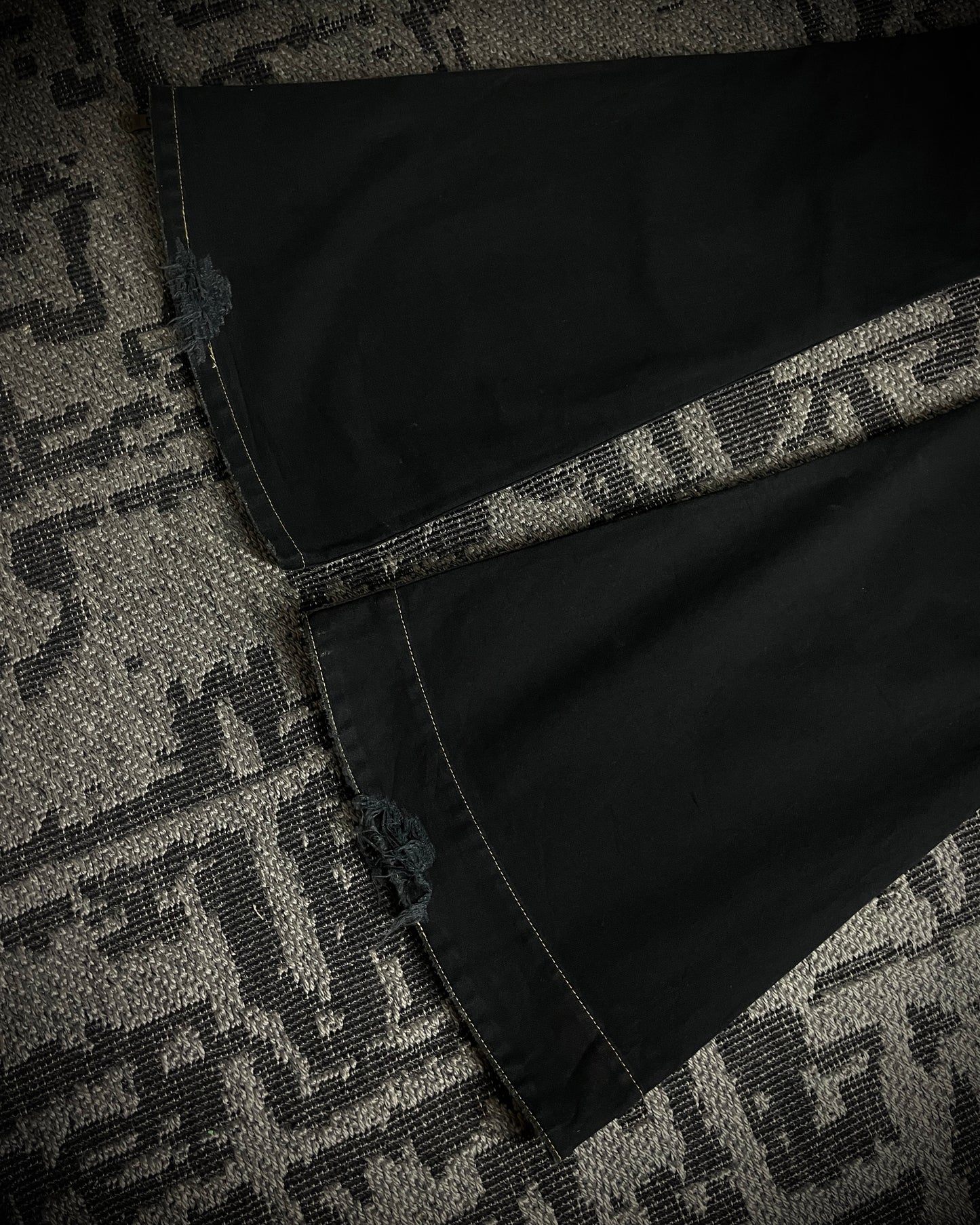 (For offer)IF SIX WAS NINE MUD MAX/ BBF YIM and YAM Reversible Flared Pants