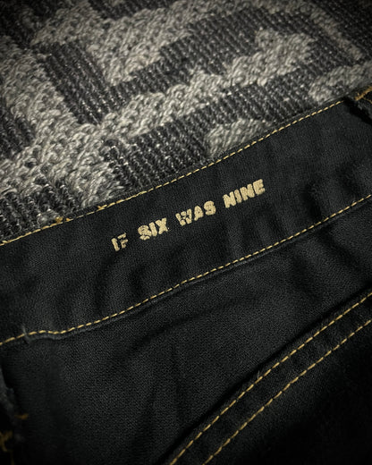 (For offer)IF SIX WAS NINE MUD MAX/ BBF YIM and YAM Reversible Flared Pants