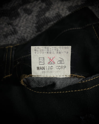 (For offer)IF SIX WAS NINE MUD MAX/ BBF YIM and YAM Reversible Flared Pants