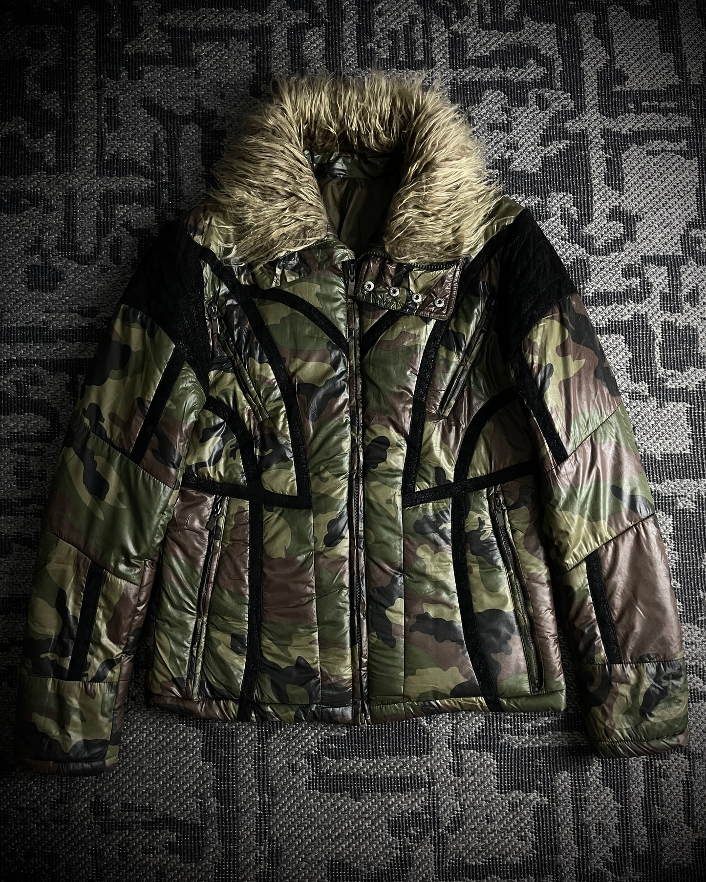 ICOM Tactical Fur-Collar Puffer Jacket