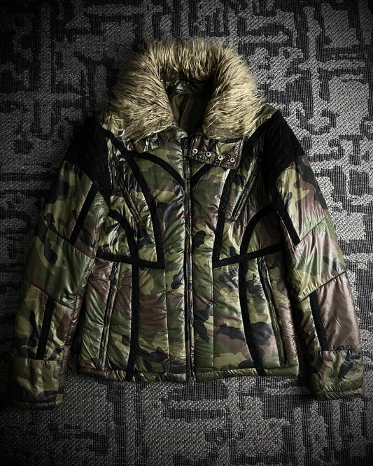 ICOM Tactical Fur-Collar Puffer Jacket