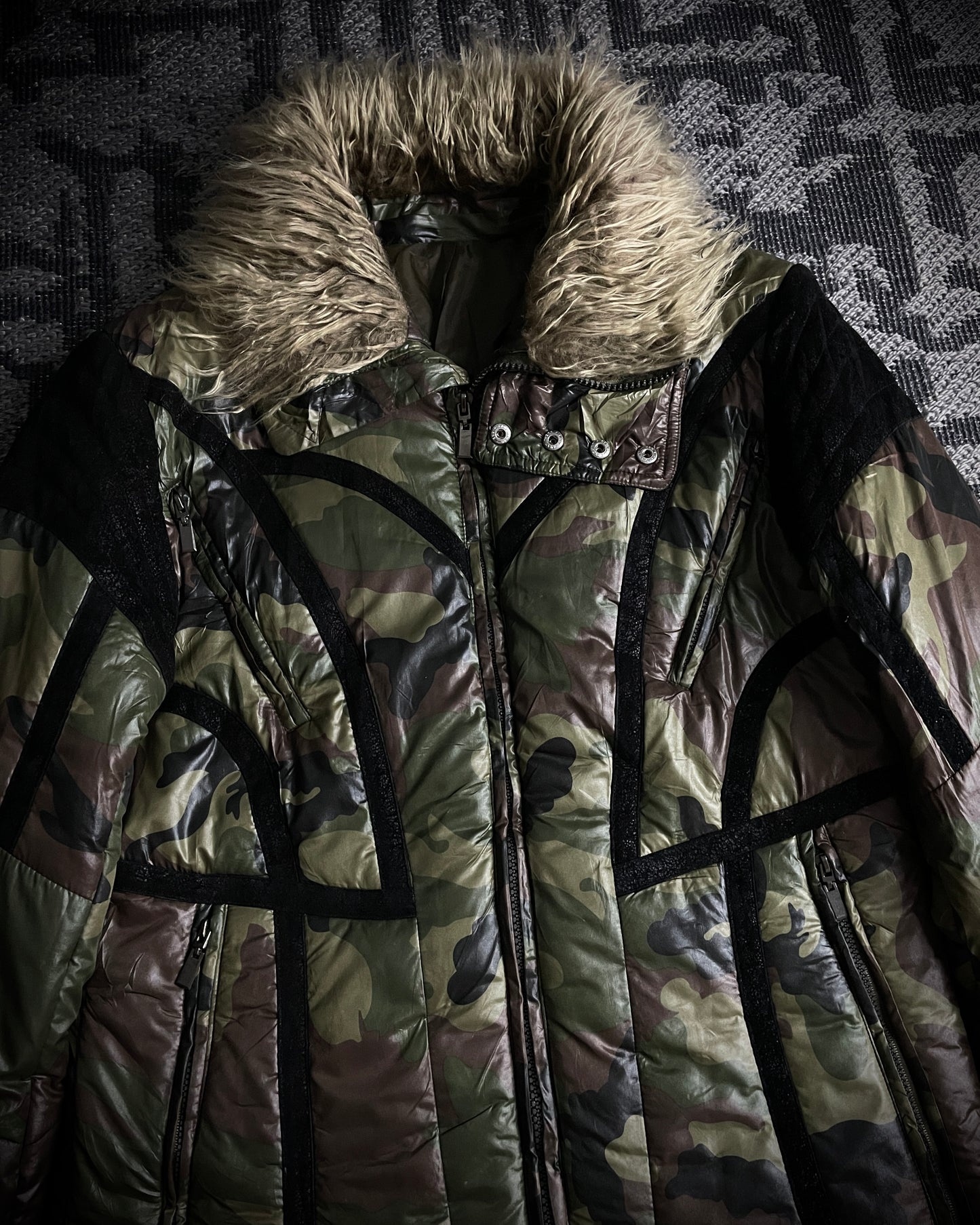 ICOM Tactical Fur-Collar Puffer Jacket