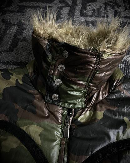 ICOM Tactical Fur-Collar Puffer Jacket