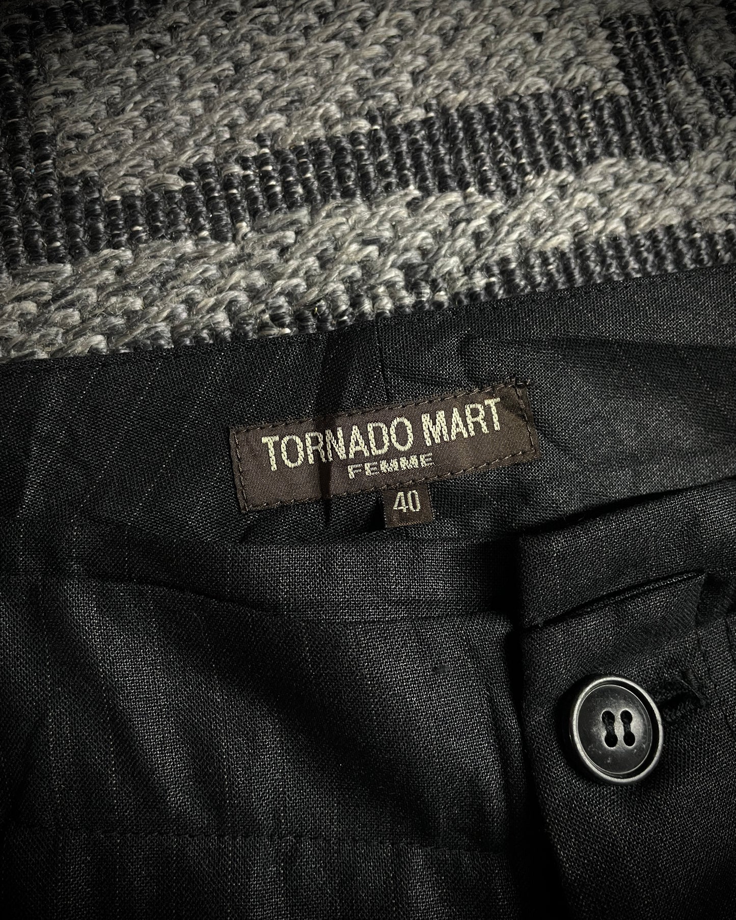 Tornado Mart Femme Wide-Leg Strap Pants