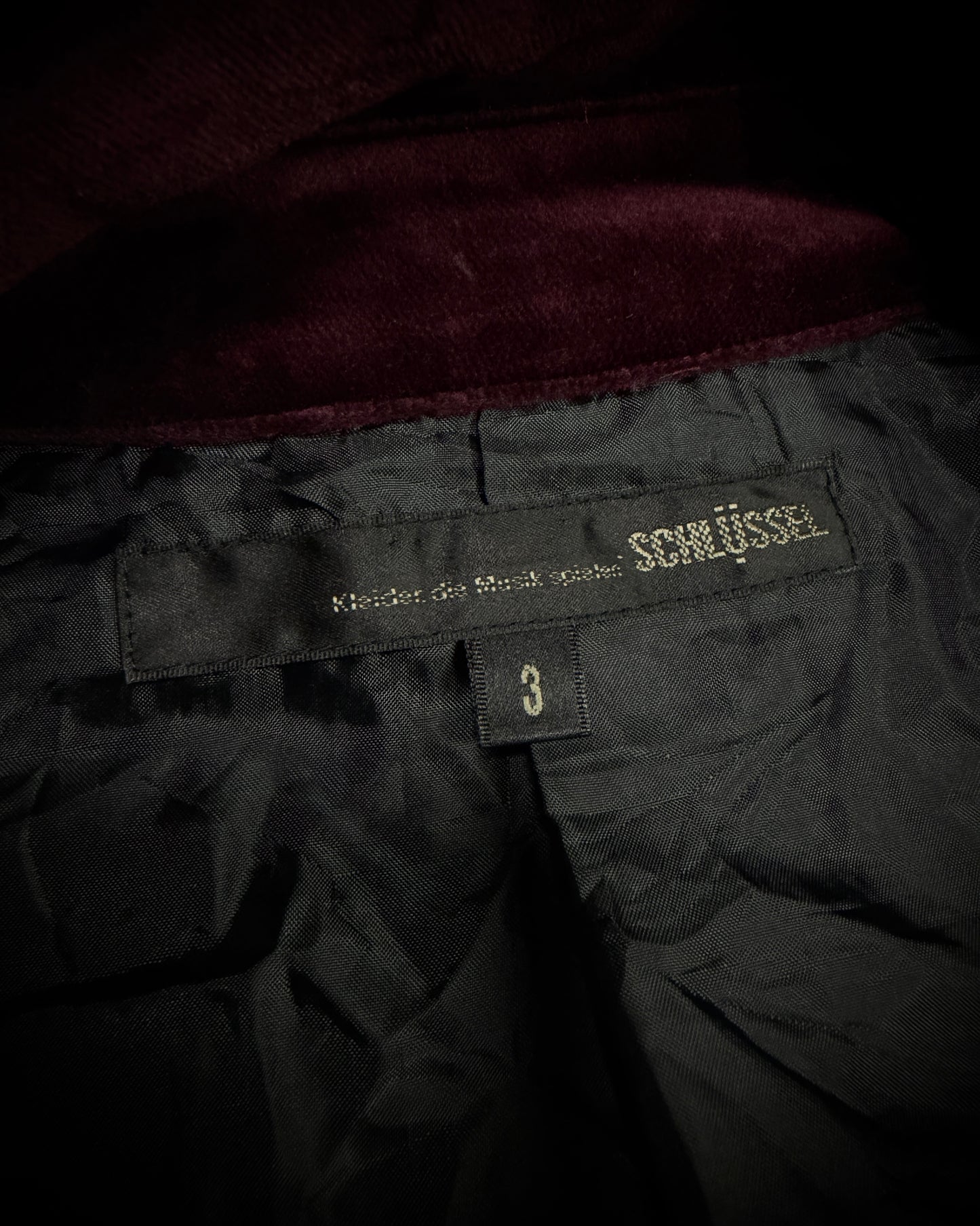 Schlussel Napoleon Velvet Jacket