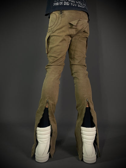 Share Spirit Geometry Hooks Flared Pants