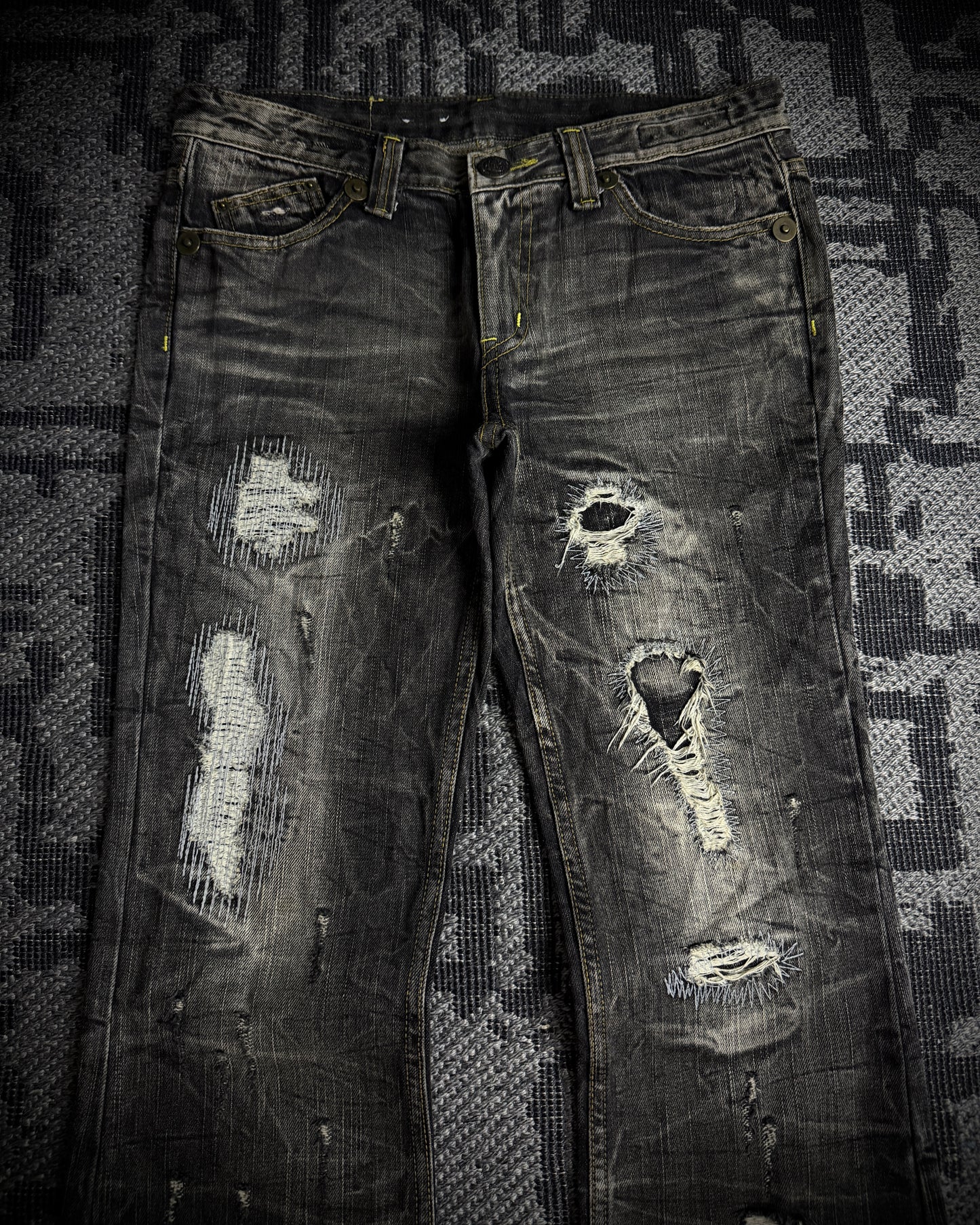 On Board Japanese Distressed Bootcut Denim