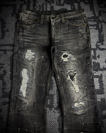 On Board Japanese Distressed Bootcut Denim