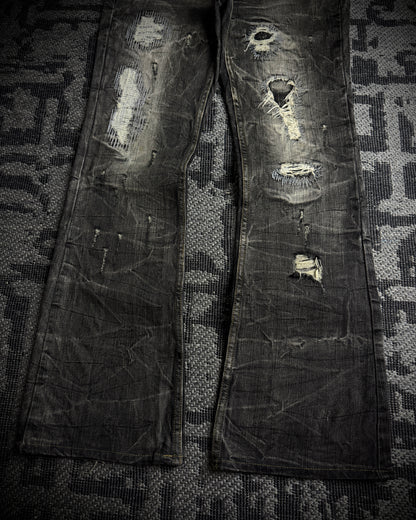 On Board Japanese Distressed Bootcut Denim