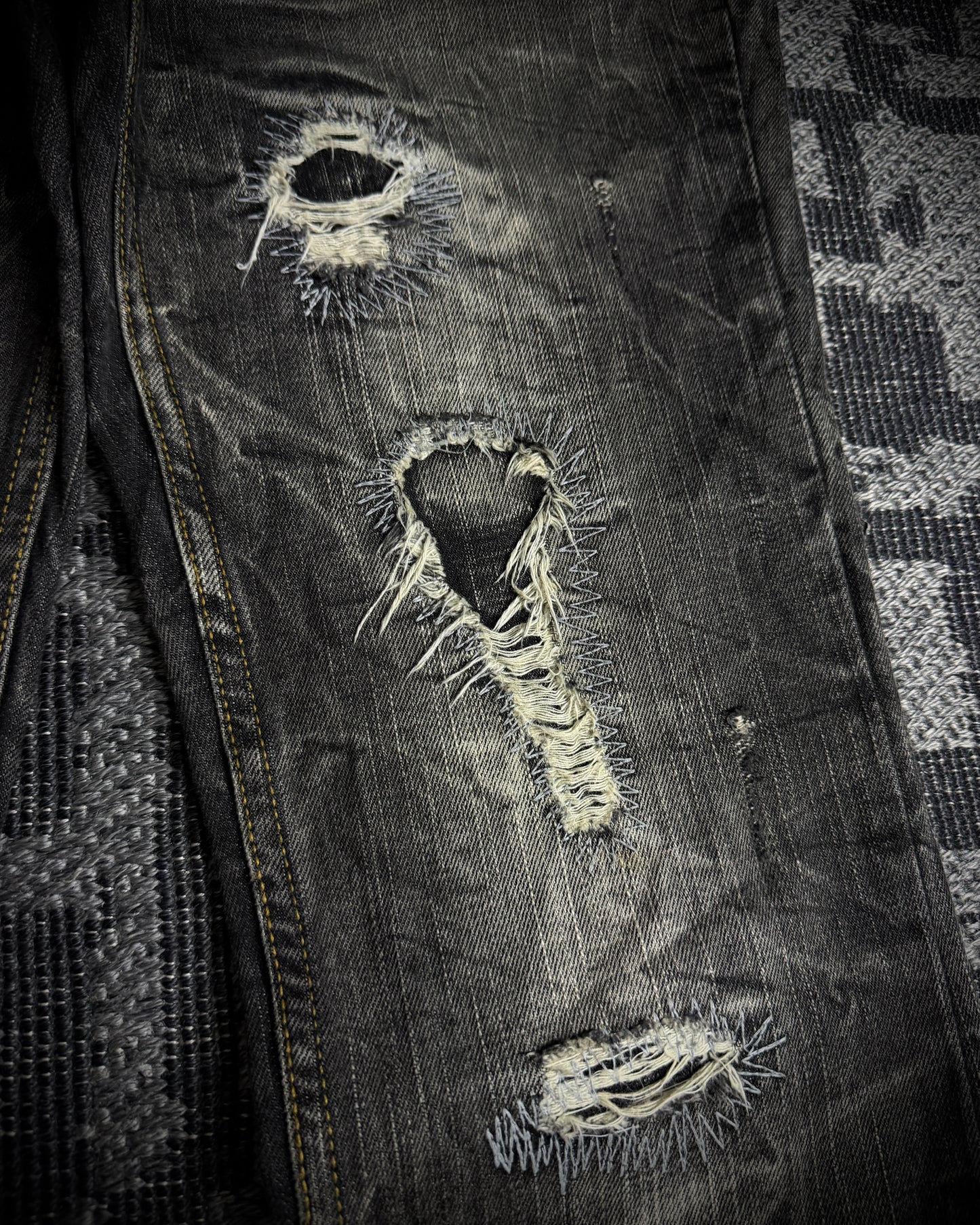 On Board Japanese Distressed Bootcut Denim