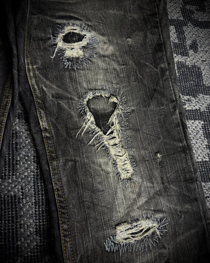 On Board Japanese Distressed Bootcut Denim