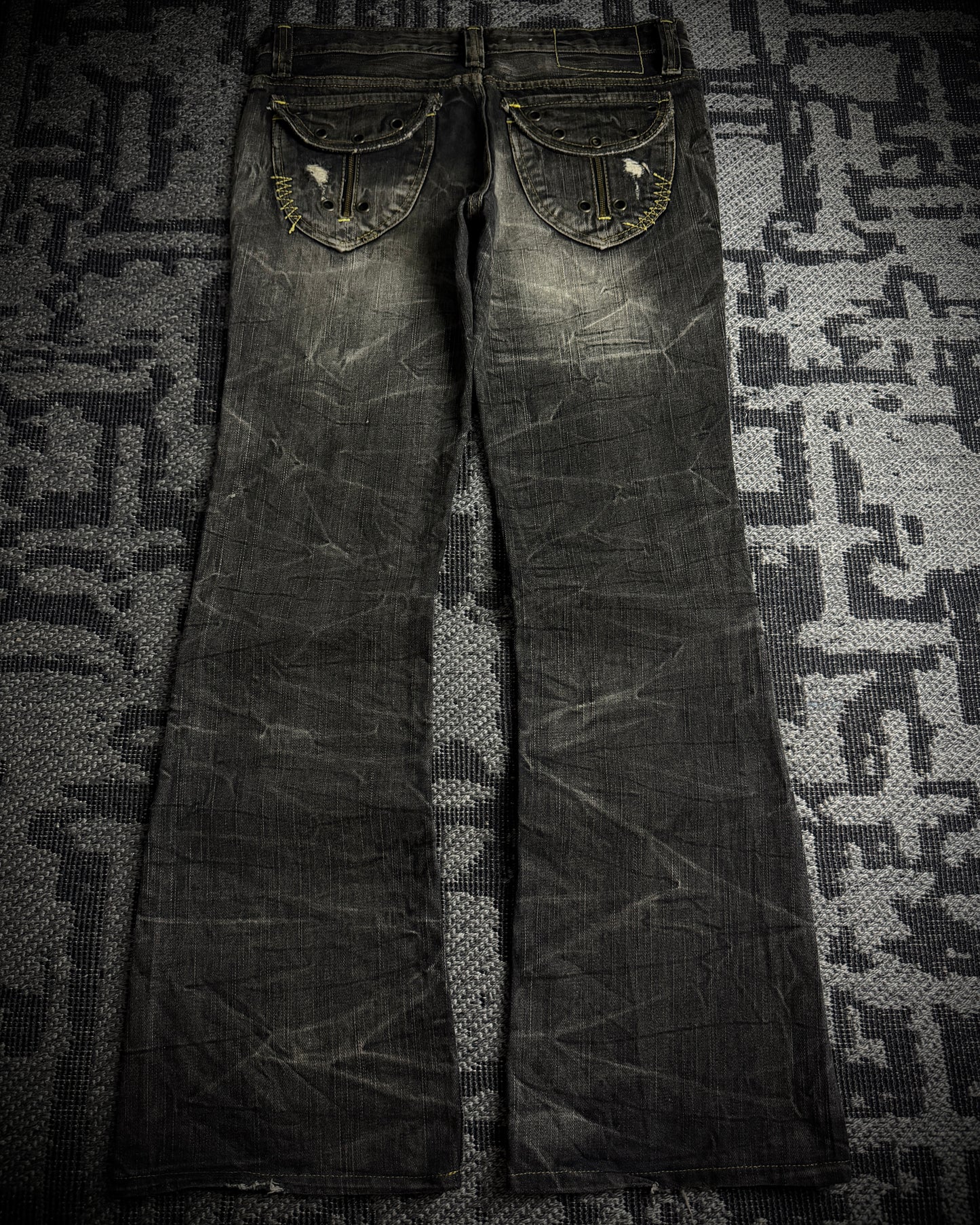 On Board Japanese Distressed Bootcut Denim