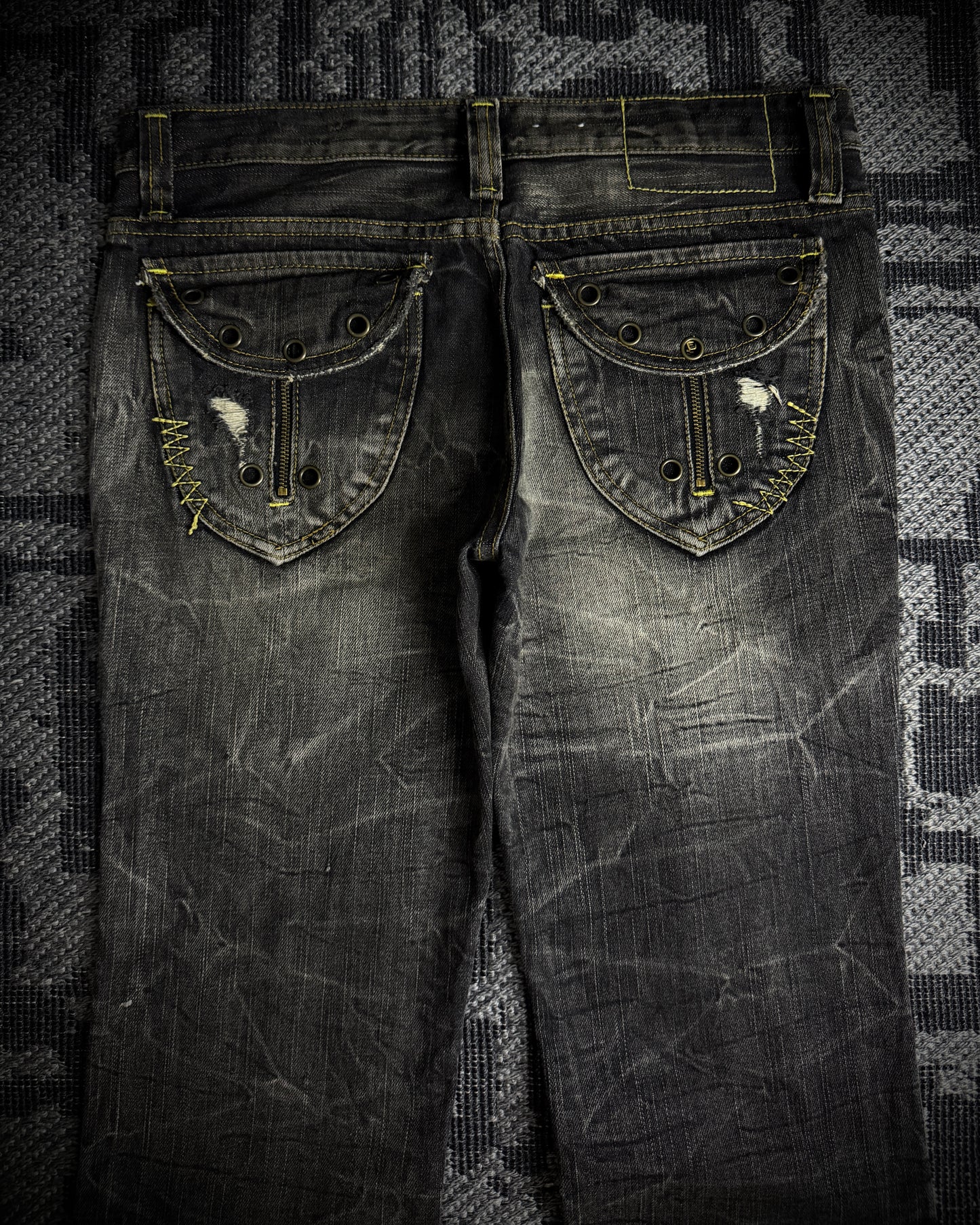 On Board Japanese Distressed Bootcut Denim