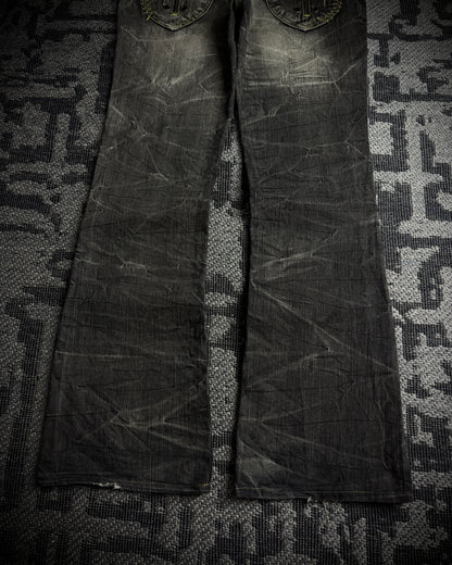 On Board Japanese Distressed Bootcut Denim
