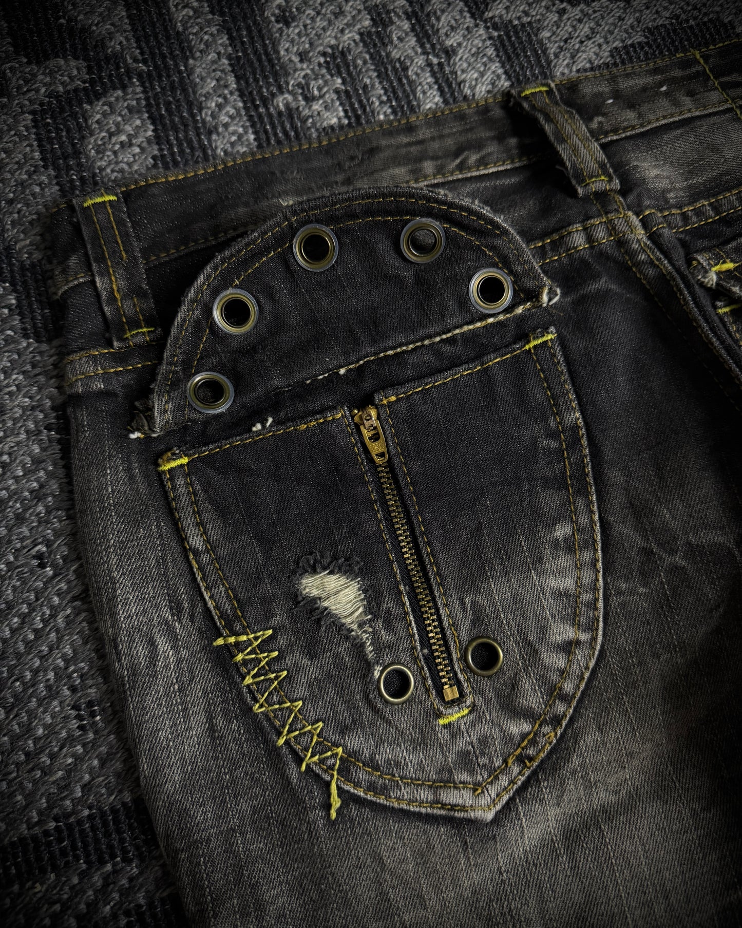 On Board Japanese Distressed Bootcut Denim