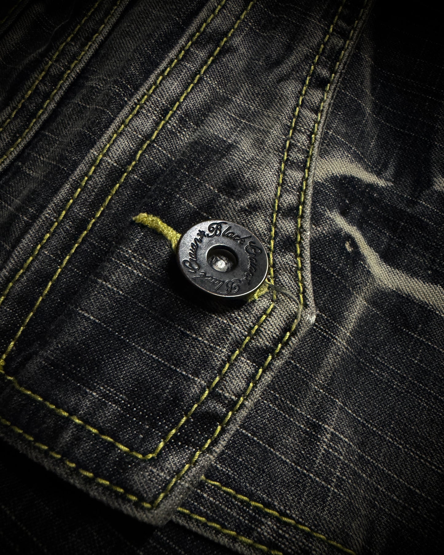 Black Crown Japanese Distressed Bootcut Denim