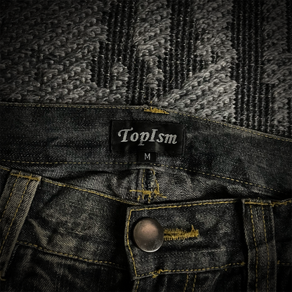 Topism Gimmick Multi Pocket Flared Jeans