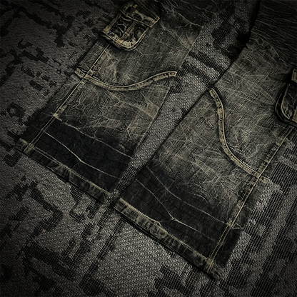 Topism Gimmick Multi Pocket Flared Jeans