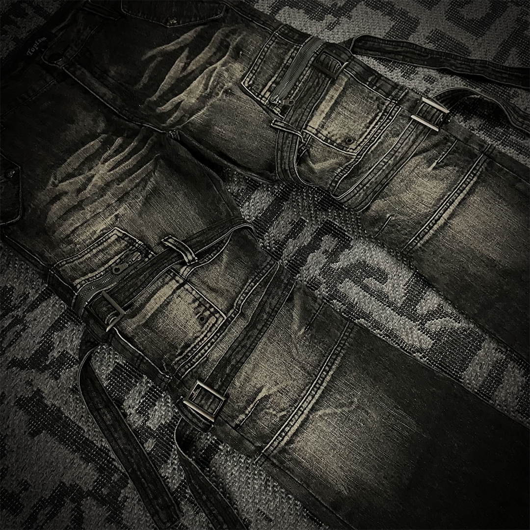 Topism Seditionaries Bondage Flared Jeans