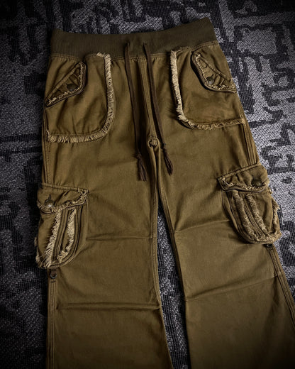 G.O.A Fur Pocket Cargo Sweatpants