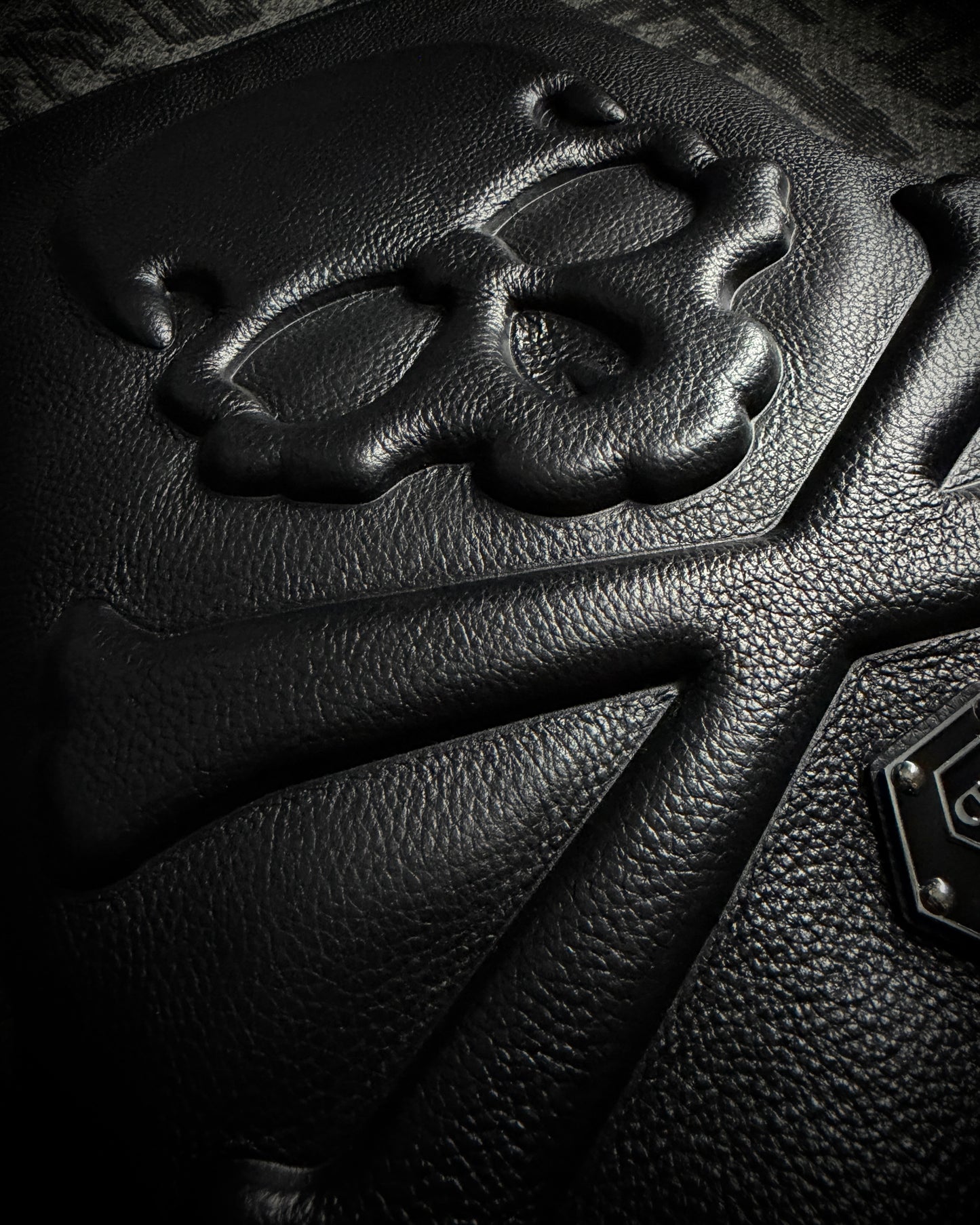 Philipp Plein Skull Leather Backpack