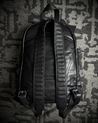Philipp Plein Skull Leather Backpack