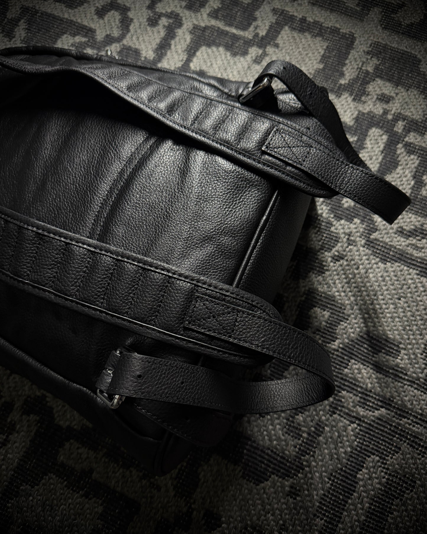 Philipp Plein Skull Leather Backpack
