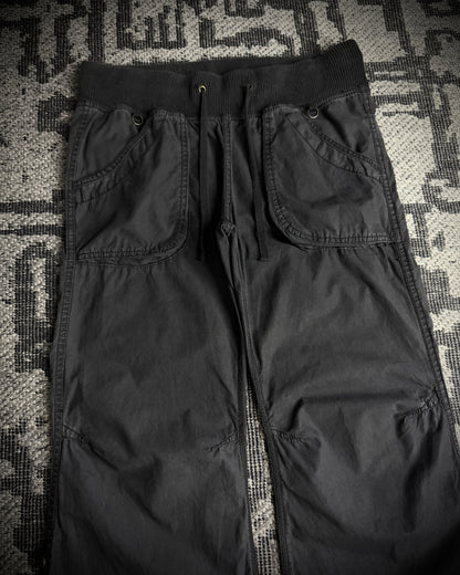 GOA Faded Black Flared Pants