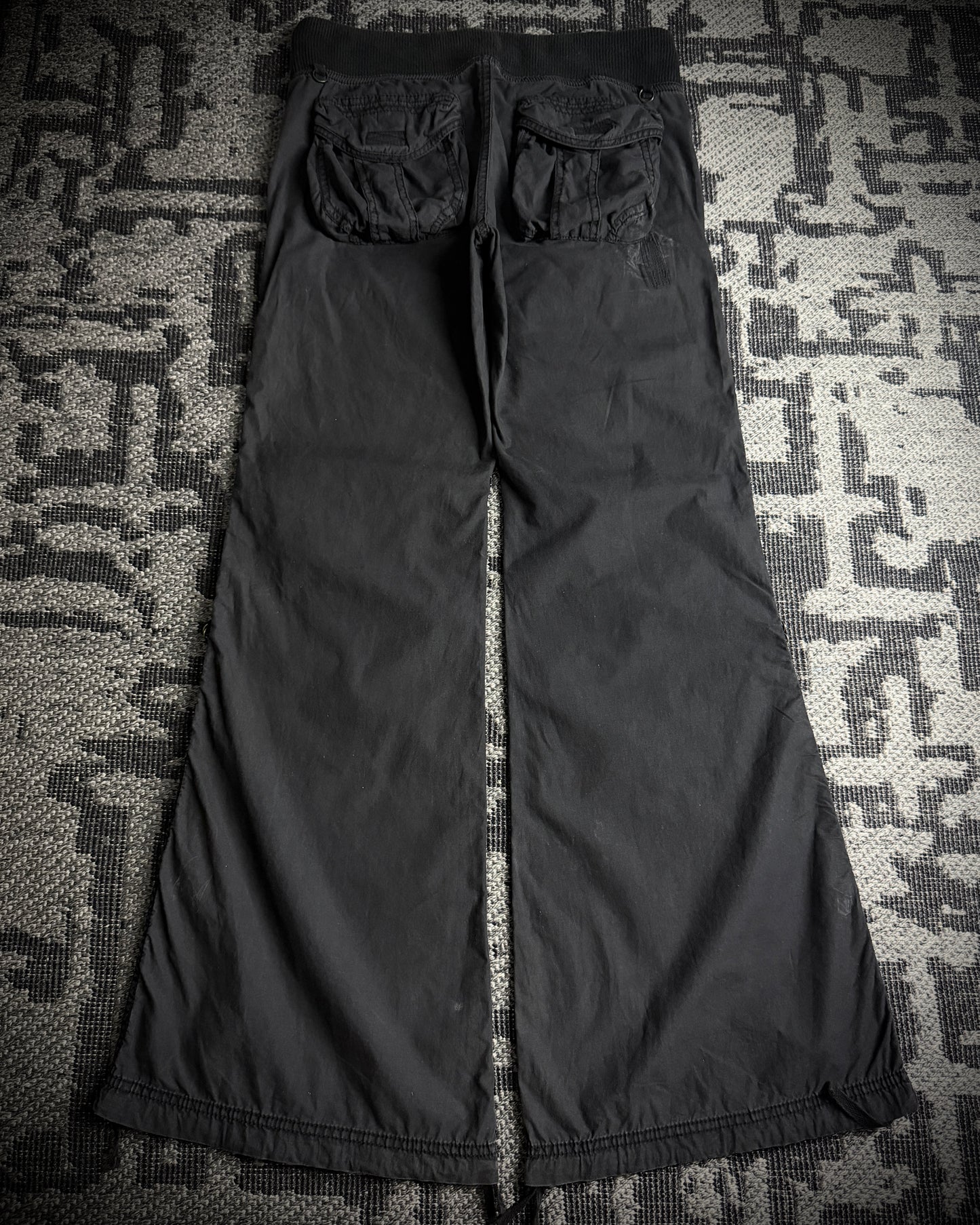 GOA Faded Black Flared Pants