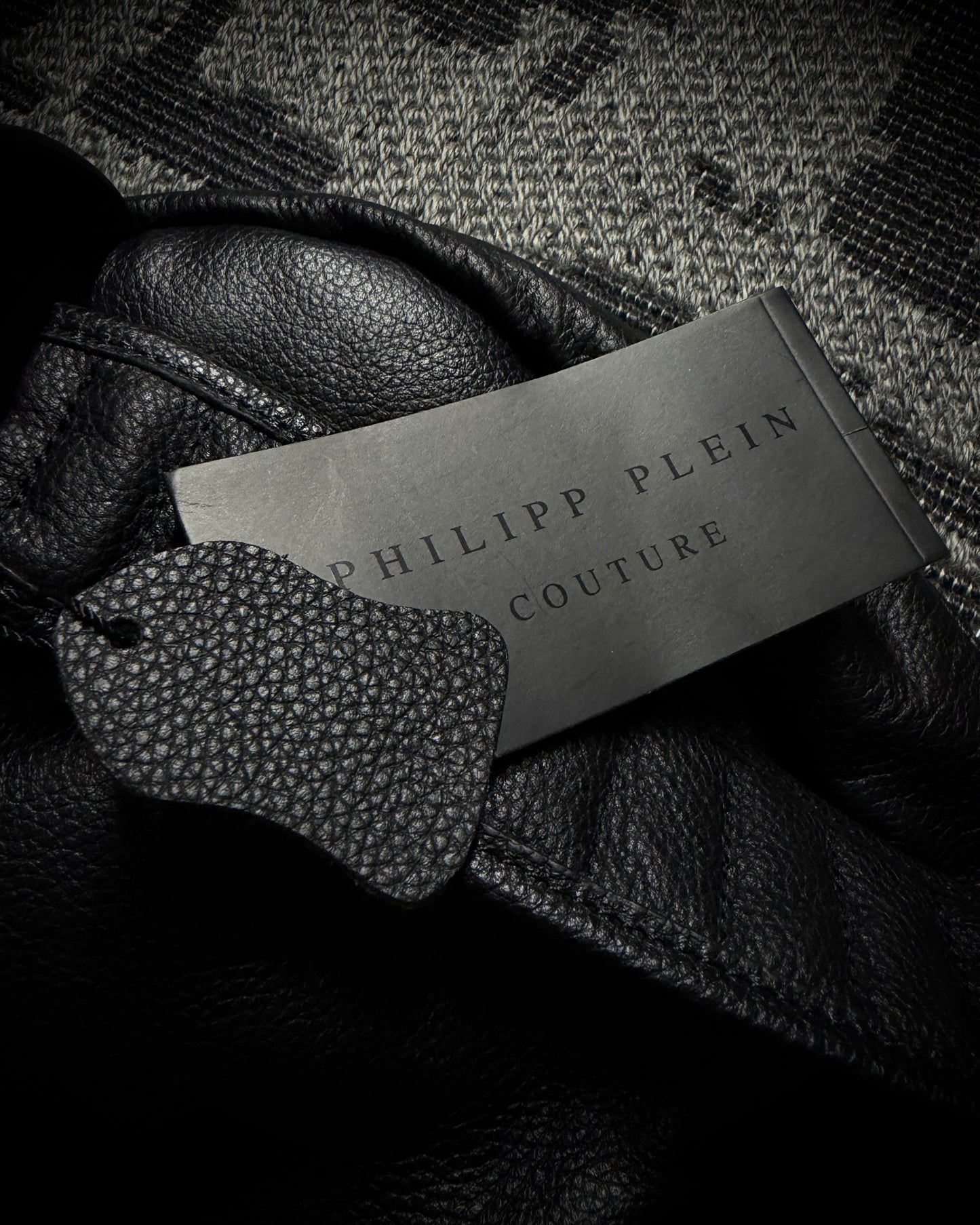 Philipp Plein Skull Leather Backpack