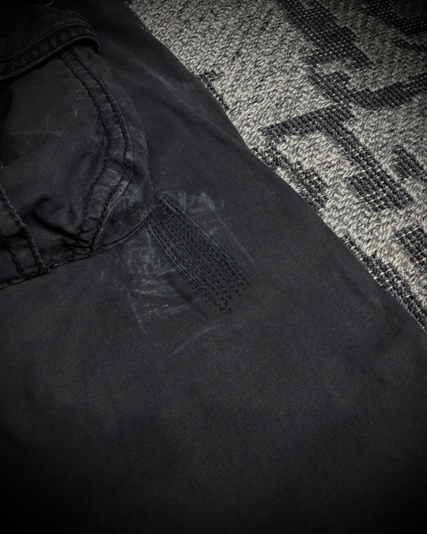 GOA Faded Black Flared Pants