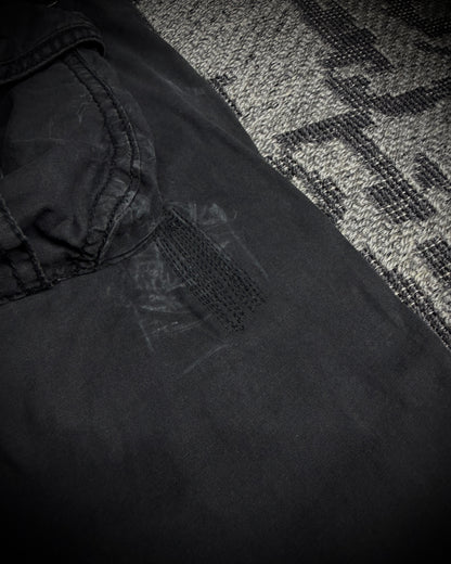 GOA Faded Black Flared Pants