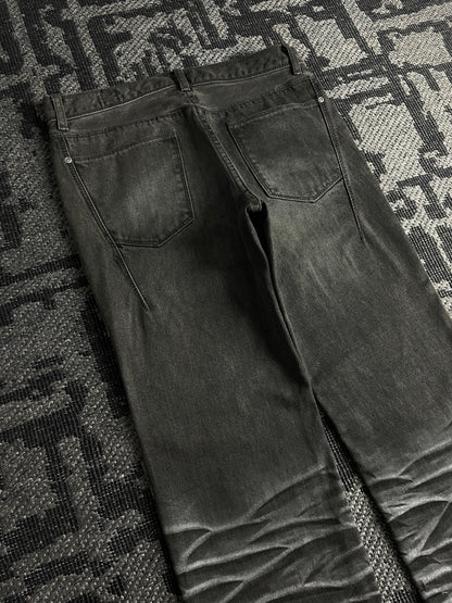 Semantic Design Whiskered Faded Skinny Jeans