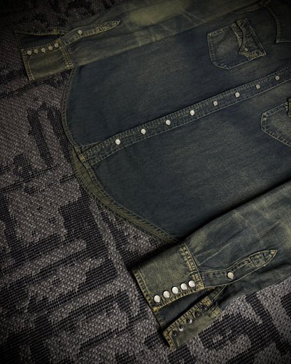 LED RECHWE Vintage Washed Western Shirt