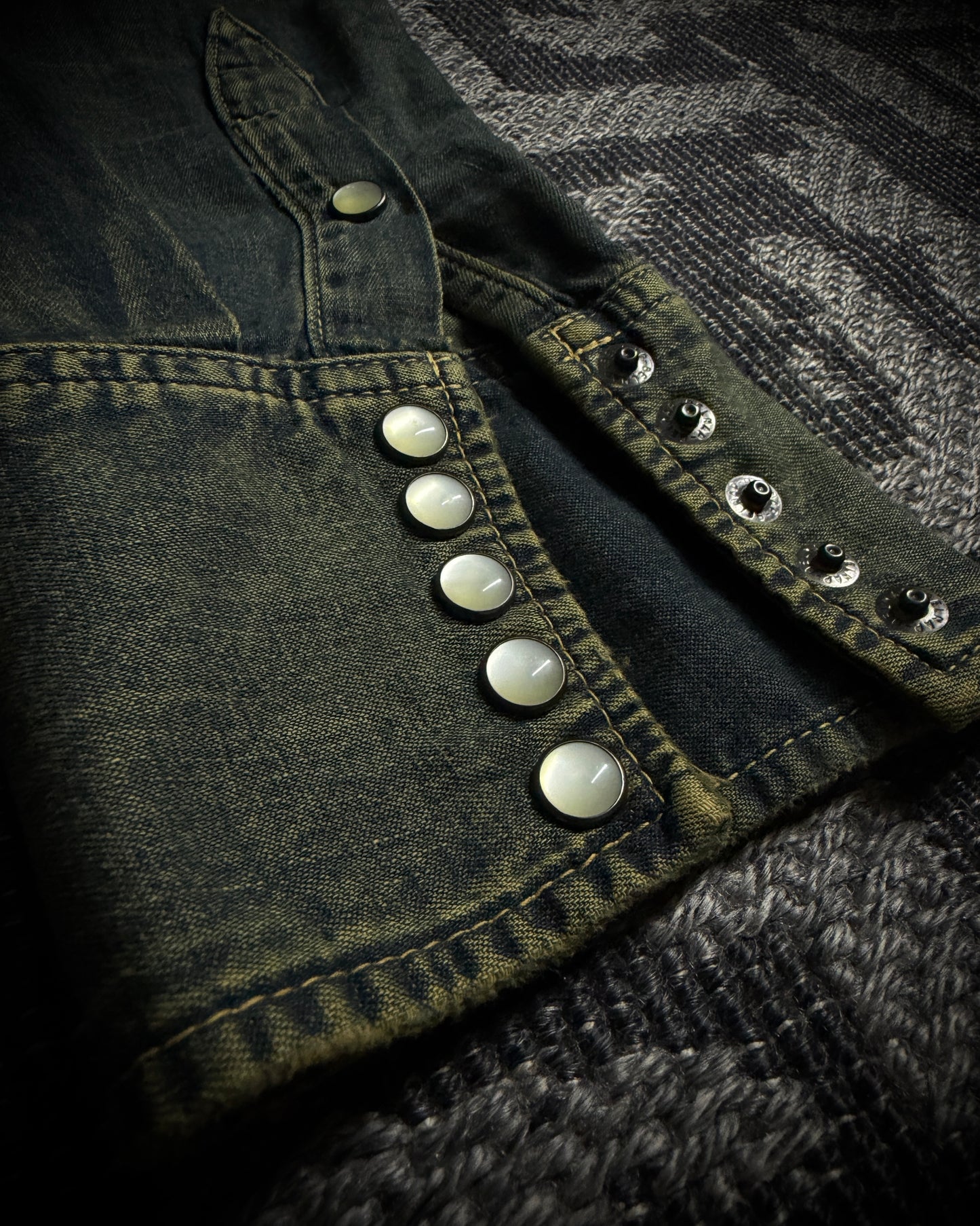 LED RECHWE Vintage Washed Western Shirt