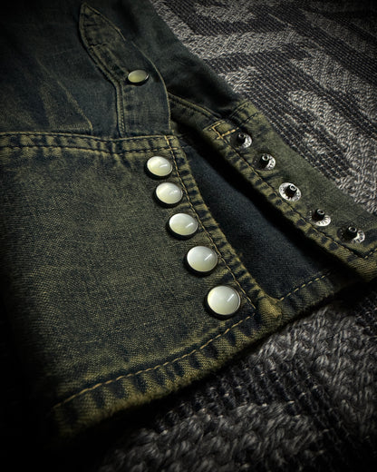 LED RECHWE Vintage Washed Western Shirt