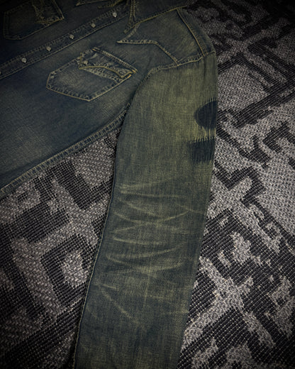 LED RECHWE Vintage Washed Western Shirt