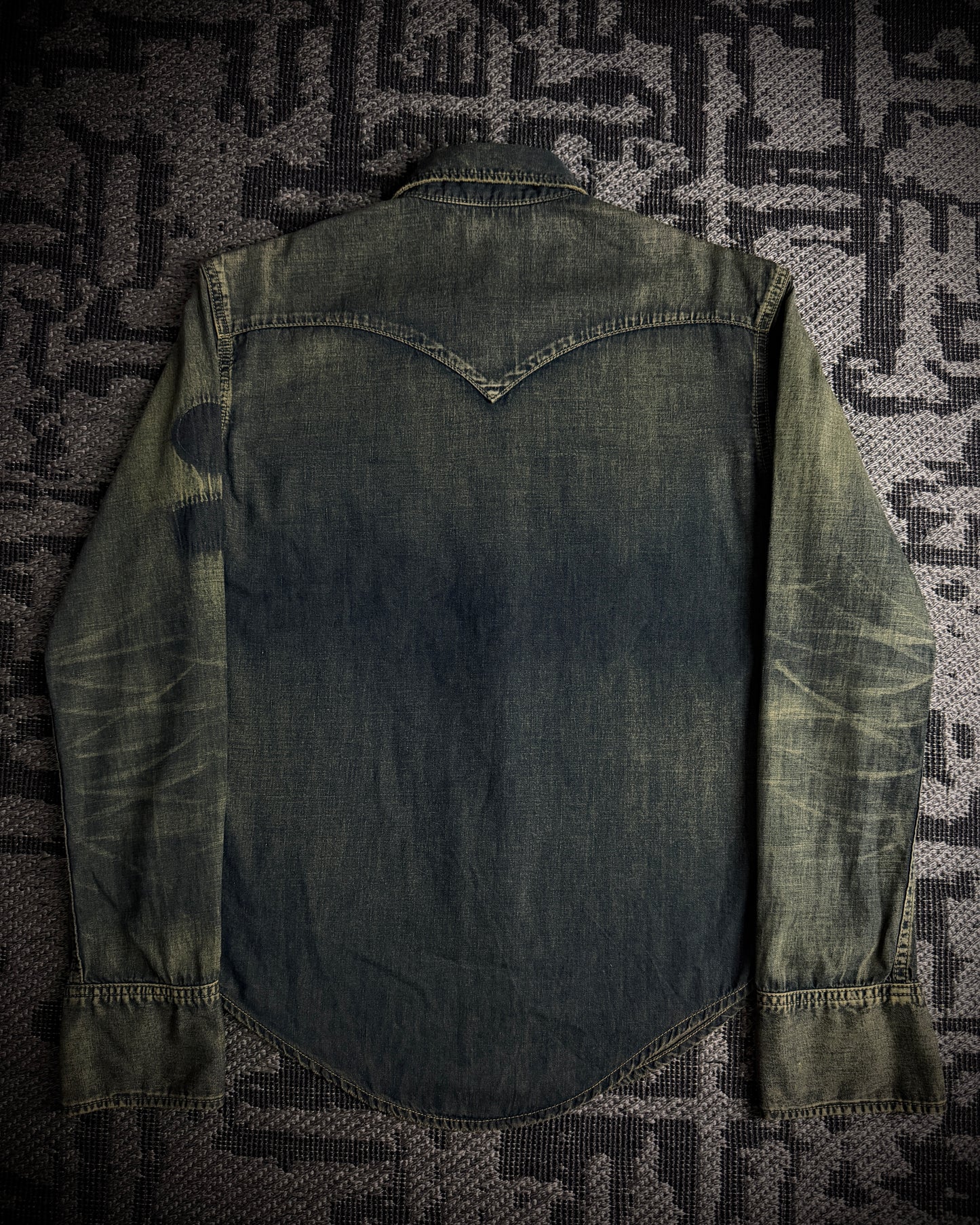 LED RECHWE Vintage Washed Western Shirt