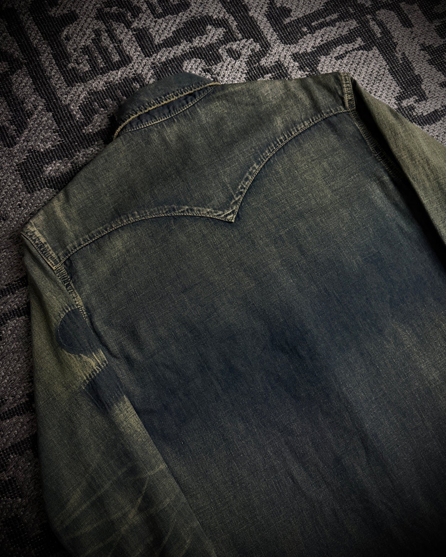 LED RECHWE Vintage Washed Western Shirt